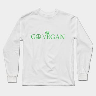 GO VEGAN Long Sleeve T-Shirt